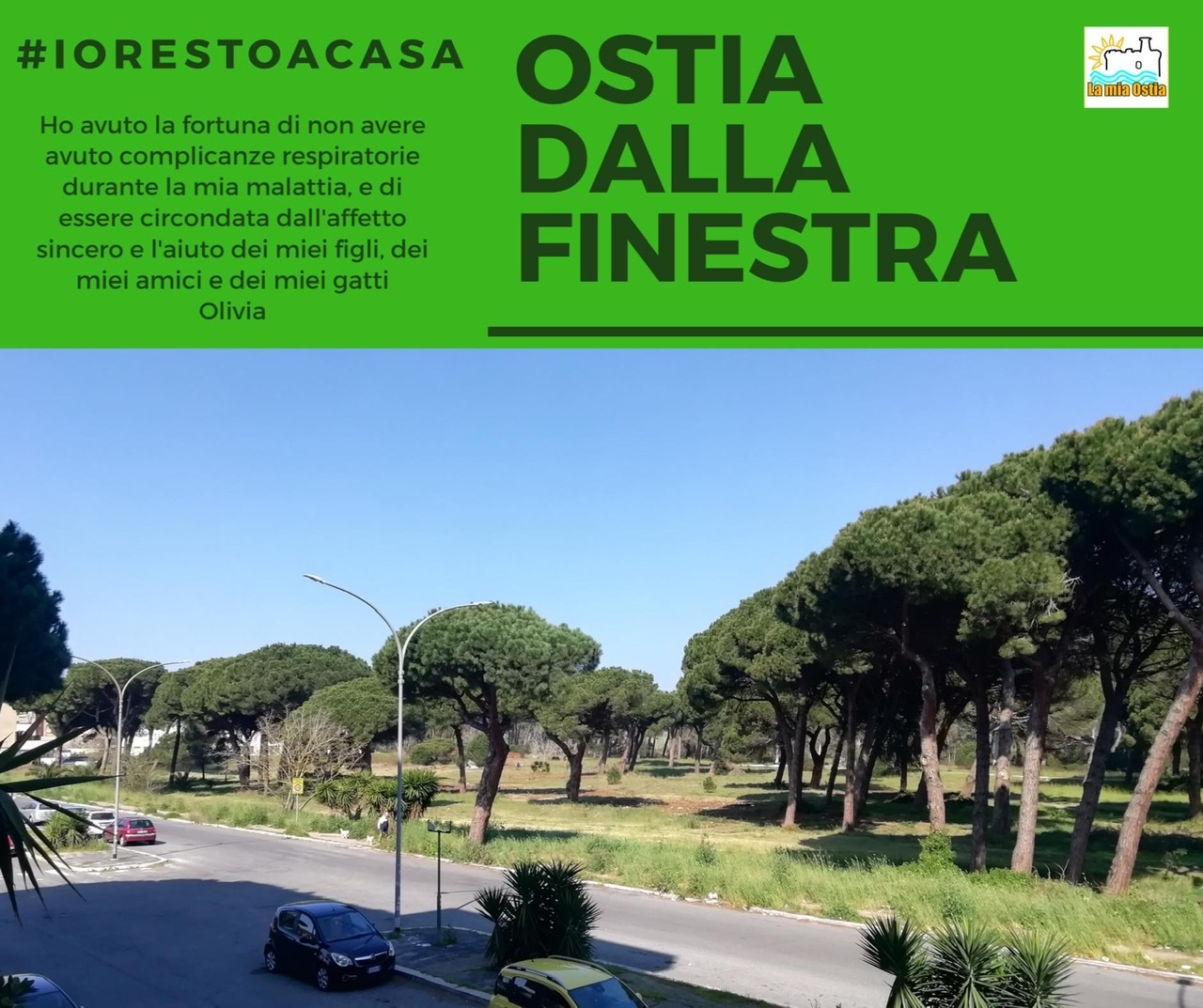 Ostia dalla finestra: mese di aprile